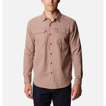 Columbia Muške Košulje - Silver Ridge 2.0 Plaid Long Sleeve Crvene | TFIY-63491
